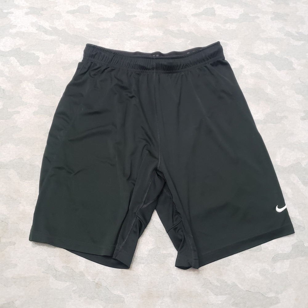 Nike Dri-FIT Shorts Mens Large Black Athletic Gym Running Drawstring Outdoors